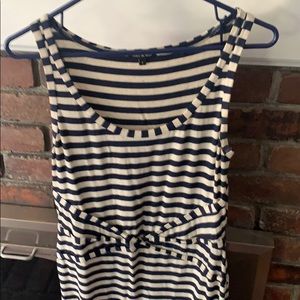 Max & mia maxi dress navy stripe